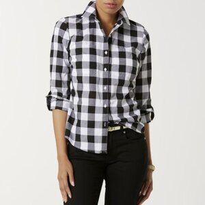 Jaclyn Smith Collection Buffalo Plaid Shirt NWOT